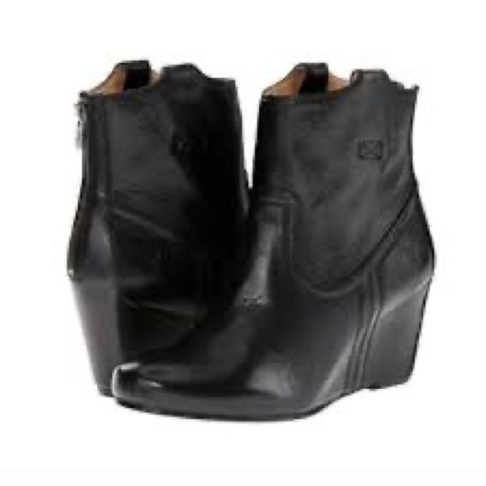 Frye Carson Hidden Wedge Leather Ankle Boot
